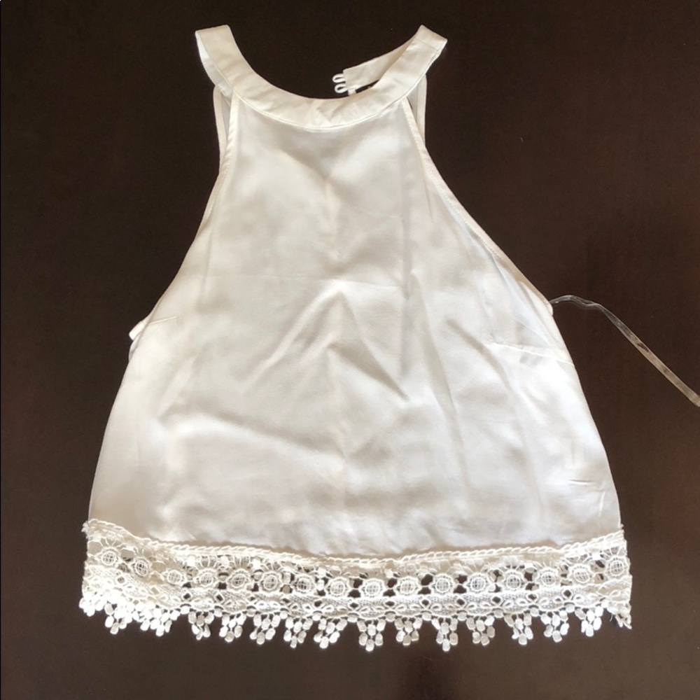 White tank top